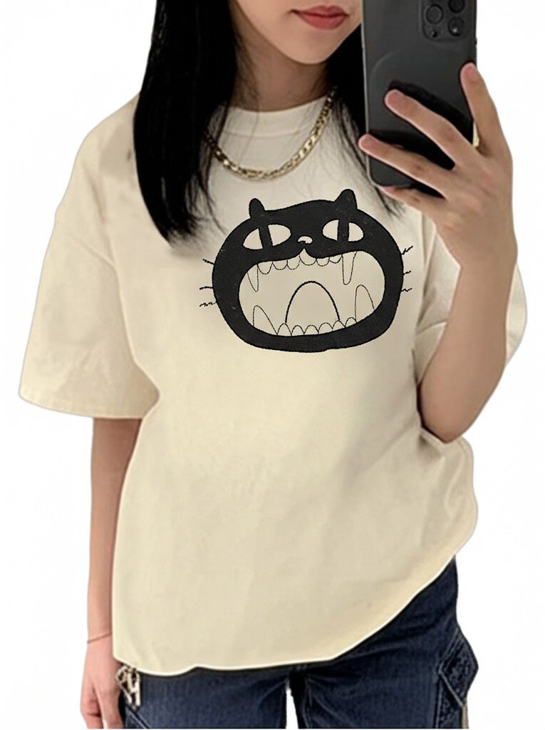feed back Grr Black Cat Unisex T-shirt