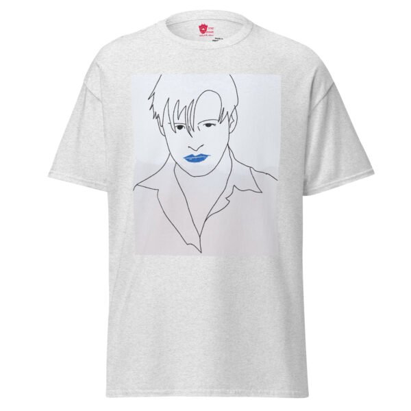 Blue Lips Unisex Tee - Image 16
