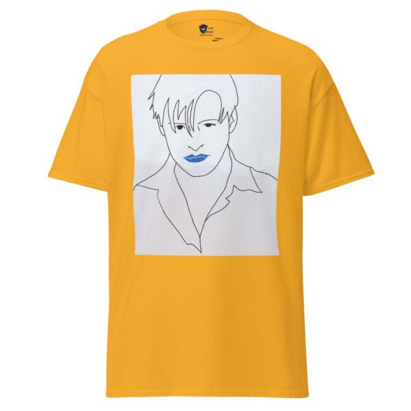Blue Lips Unisex Tee - Image 10