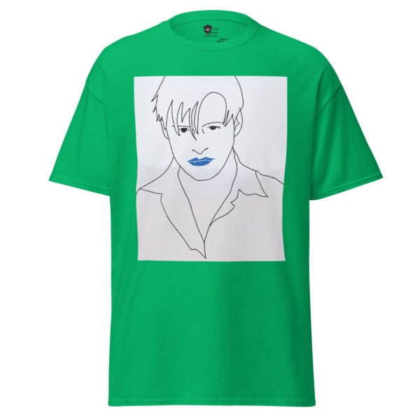 Blue Lips Unisex Tee - Image 9