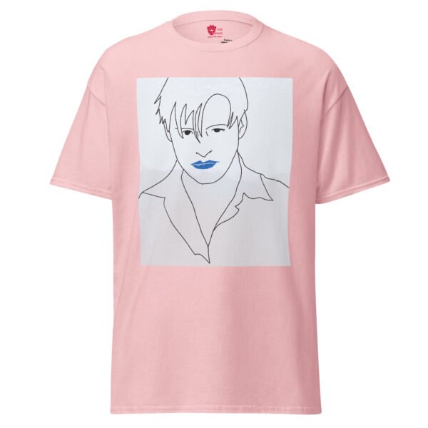 Blue Lips Unisex Tee - Image 14