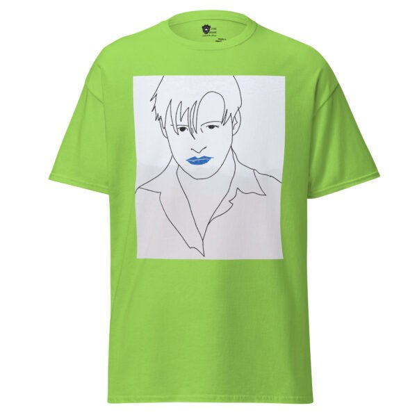 Blue Lips Unisex Tee - Image 11