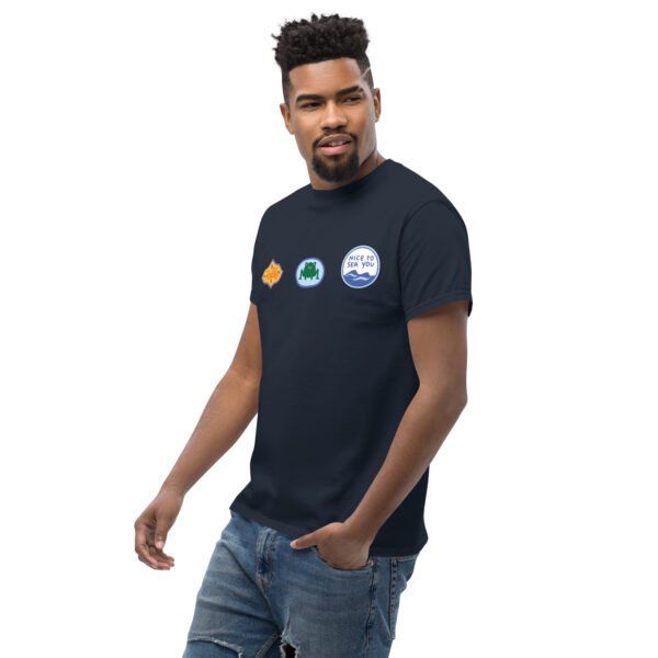 Hello Frog Nice to sea you Unisex Tee - Image 4