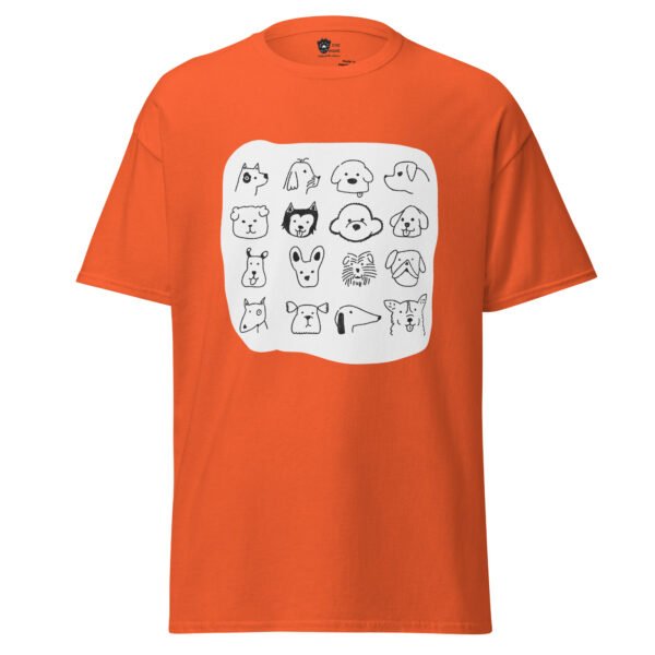 Dog Doodles Unisex Tee - Image 6