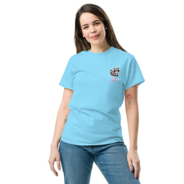 Cute Raccoon Unisex Tee - Image 4