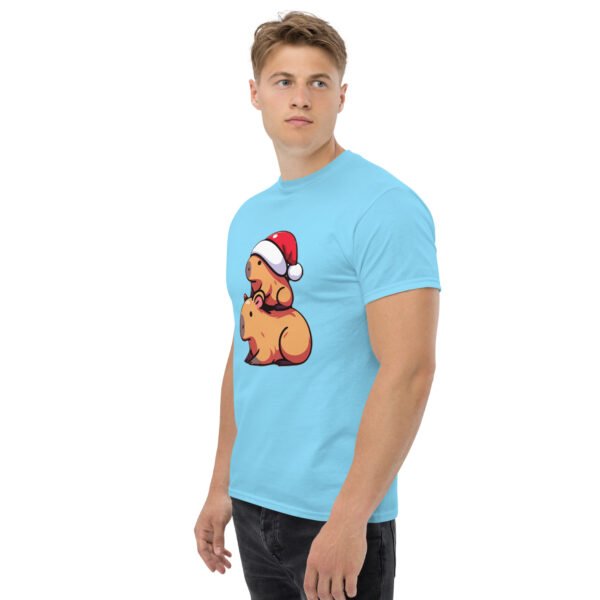 Christmas Capybaras Unisex Tee - Image 3