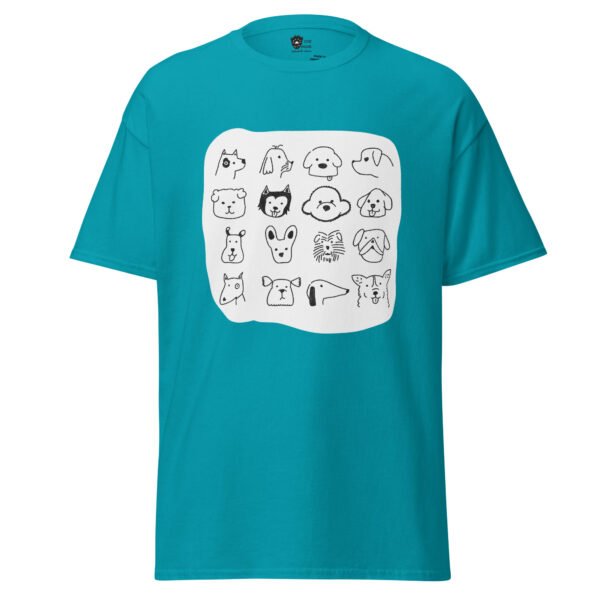 Dog Doodles Unisex Tee - Image 7